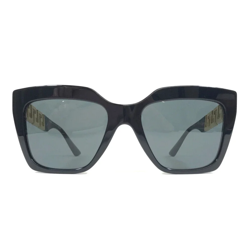 Versace Sunglasses MOD.4418 GB1/87 Black Gold Butterfly with Light Gray Lenses